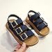 Ctreela Boys Girls Kids Beach Sandals Athletic Walking Shoes with Arch Support Summer Fashion Outdoor Activities 21-37 Blue