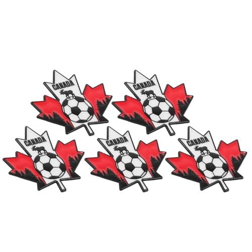 Healeved 5 Unidades Pin de Fútbol en Aleación de Zinc Reutilizable Diseño Exclusivo para Eventos, Adecuado para Accesorios y Ropa en Partidos de Fútbol o Fiestas