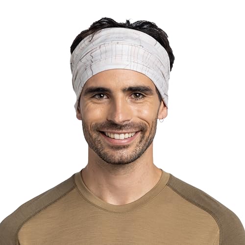 BUFF®| Schlauchschal CoolNet UV® Männlich Weiblich Erwachsene Flexibel, UPF50-Schutz, leicht, dehnbar, recyceltes Material, Sport, Sommer, Einheitsgröße, Gris