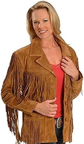 ladies fringe jacket