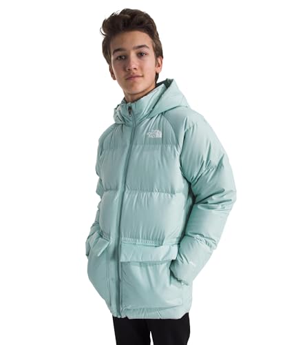 Image of THE NORTH FACE Kids' North Down Fleece-Lined Short Parka | 600 Fill Recycled Waterfowl Down Insulated, Water Repellent
