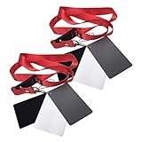 ELAYARD 2pcs Black for Photography and Video with Neck Lanyard Accurate Exposure Calibration Tool for Digital Cameras and Film