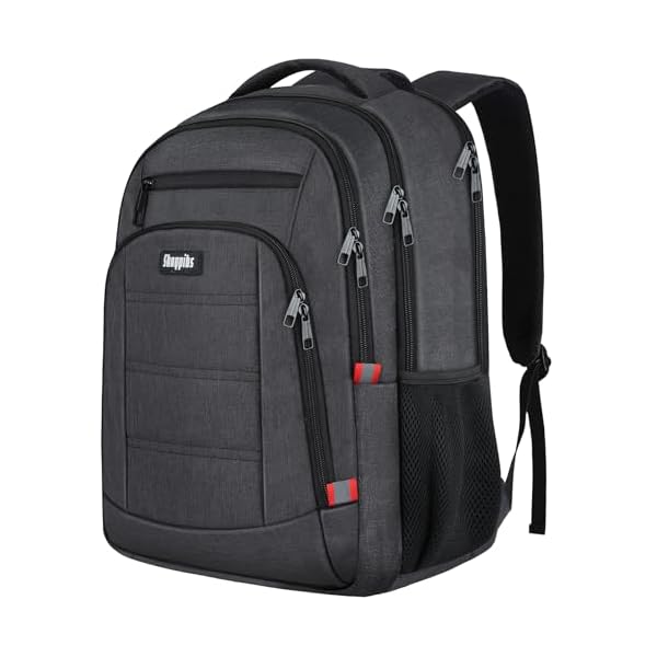 Backpack for Men,School Backpack for boys teens,Travel laptop backpack with Reinforced Straps,Water Resistant business Work college bookbag,book bag Fits 15.6 Inch,Black Back Pack