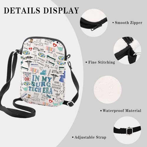 Surg Tech Era CB - Crossbody Bag for Surgical Technologist Nurse Doctor Gift3