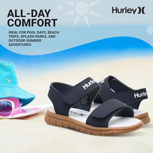 Image of Hurley Kids' Ken Adjustable Strap Sandals