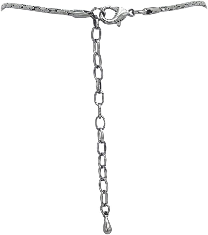 Rosemarie & Jubalee Women's Unbe-leaf-ably Stunning Crystal Rhinestone Accented Textured Metal Leaf Statement Necklace Earrings Set, 14"+3" Extender - Image 3