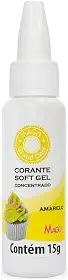 Corante Soft Gel Amarelo 15g Mago