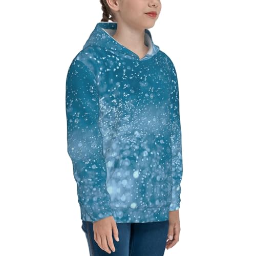 Air Bubbles in Water Kid Hoodies Boys Sweatshirts Girls Pullover with Pocket 7