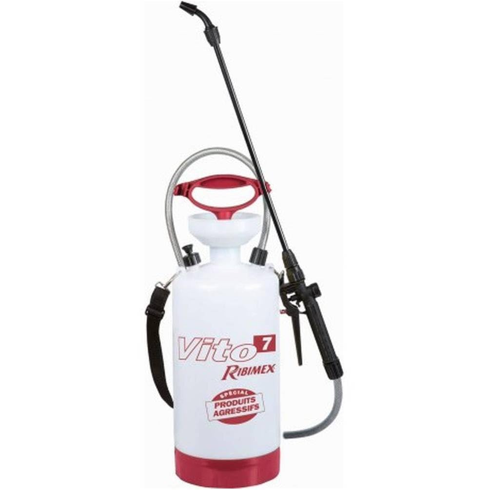 Pulverizador 7L de presión preliminar, agresivo y eficiente, ideal para tratamientos de plantas - D-Work