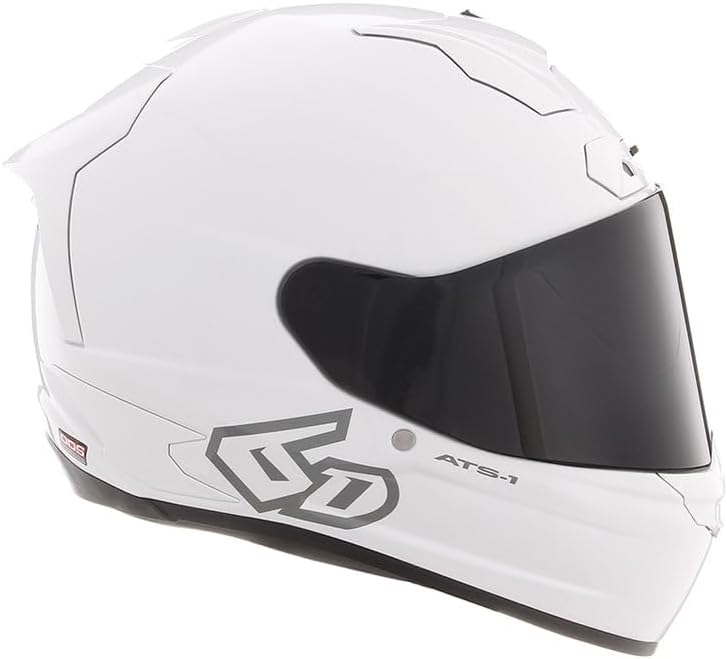 6D HELMETS ATS‑1R Solid Moto Helmet | 3K Carbon Fiber Shell, 5th‑Gen ODS Suspension, Air‑Gap Ventilation & DOT/ECE/FIM Certified