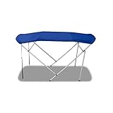 Bimini de 4 arcos, fabricado en aluminio marino y tejido de poliéster 600D.