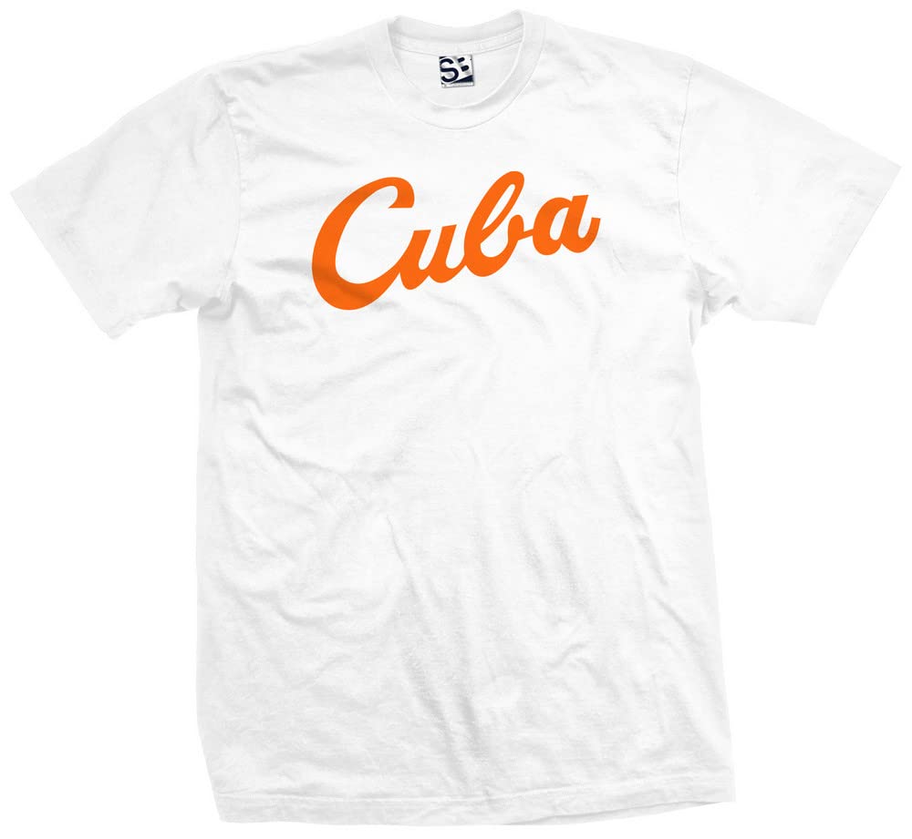Shirt Boss Unisex Cuba Baseball Script T-Shirt