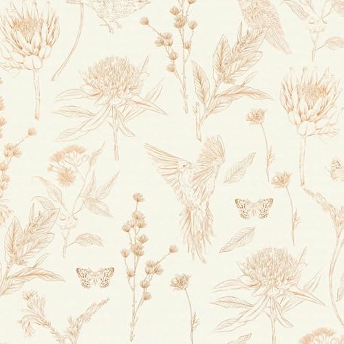 Papel pintado Toile de Jouy lavable para disimular imperfecciones de pared 10m 2