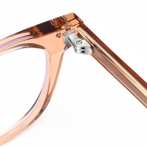 Image of Dollger Blue Light Blocking Glasses For Woman Men Thick Frame Square Computer BlueLight Glasses Clear Lens Non-Prescription