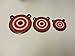 AR500 5" 4" 3" DIAMETER STEEL GONG TARGET SET. Free Shipping From Bullseye Metals