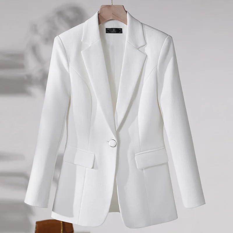 Long Sleeve Female Blazer Women Slim Jacket Business Work Coat4