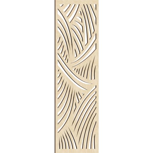 Image of 25 3 /8 inchW x 64 3 /8 inchH x 3 /8 inchT Chester Decorative Fretwork Wood Wall Panels, Birch