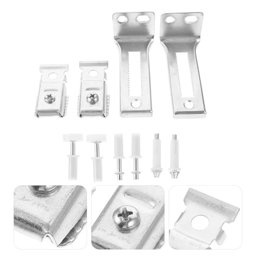 Kit de reparación de herrajes para puerta abatible Artibetter con pivotes inferiores y rodillos para puertas de clóset 8 piezas miniatura 4