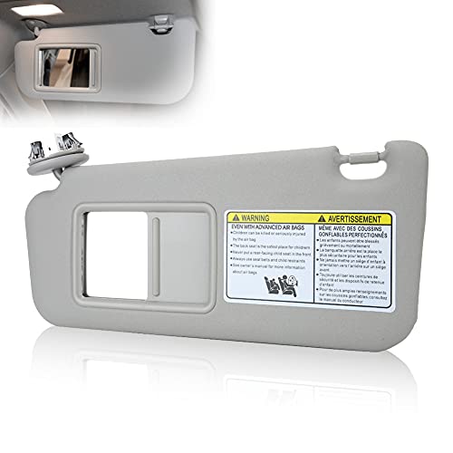 Auto Gray Left Driver Side Sun Viso, Anti-Glare Left Driver Side Sun Visor Polarized Sunshade Extender 4320?42501?B2 Replacement Fit for RAV4 2006?2009 Gray // parasol conductor