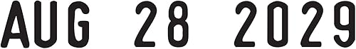 Miniatura 2 de Trodat Printy 4810 - Sello de fecha autoentintado  Tamaño de bolsillo, Formato estadounidense MMM-DD-AAA, impresión negra  34" x 1"