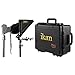 Ikan Elite Tablet Teleprompter for Light Stands w/Rolling Case, Supports Ipad, Android, and Windows Tablets, Foldable Glass Frame (PT-Elite-LS-TK) - Black
