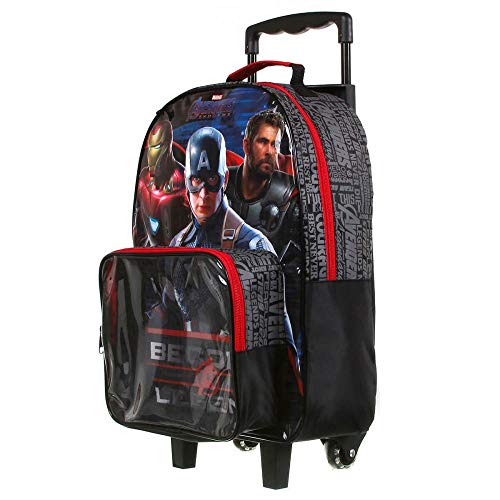 Combo (Mala c/ Rodinhas+Lancheira+Estojo), Vingadores, DMW Bags, 11623, Colorido