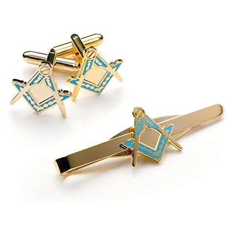 The Masonic Collection Cufflinks and Tieslide Set Cover