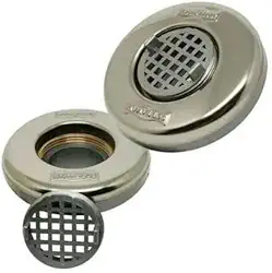 Ralo Quebra Ondas Premium Flat para Piscinas de Alvenaria 50 mm Aço Inox 316 Sodramar