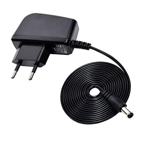 HQRP Cargador de CA para Danelectro Fab D-1 Distortion / D-2 Overdrive / D-3 Metal / D-4 Echo / D-5 Chorus Pedal de Efectos de Guitarra