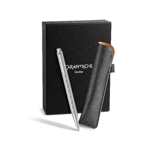 Caran d'Ache Ecridor Tressé Platine stylo bille édition spéciale luxe ref 890.024