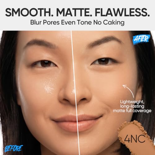 Image of SKINTIFIC Ultra Cover Powder Foundation For Oily Skin 4NC Pure Beige