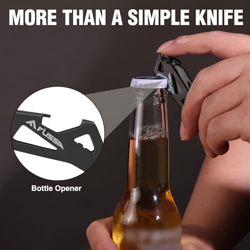 Image of FLISSA Mini Pocket Folding Knife with Bottle Opener