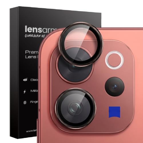 Image of Lensarmor Compatible with Vivo V70 / Vivo V70 Elite Brown Camera Lens Protector - Premium 9H Tempered Glass, Anti-Reflective Coating, Military-Grade Protection & Case-Friendly Design