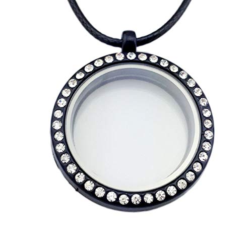 Preisvergleich Produktbild FEELHH Lange Pulloverhalskette,Kette Kann Der Bilderrahmen Halskette Anhänger Runde Herbst Geöffnet Und Im Winter Kleidung Accessoires Schmuck