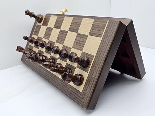 50% Off 15-Inch Magnetic Wooden Chess Set - Now $19.99