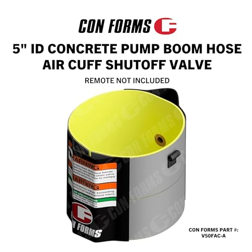 Concrete Pump Boom Hose Air Cuff Shutoff Valve, 5 System