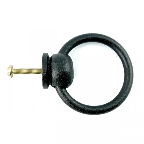 Renovators Supply Manufacturing Cabinet Handles 2 In. Black Wrought Iron Drawer Pulls Antique Kitchen Cabinet Handles With Mounting Hardware Pack Of 4 #TOP5