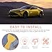 KVAEY Car Light Tint Film, 12×48 Inch Tint Vinyl Wrap Film Roll with Squeegee and Cutter, Self-Adhesive Film Sticker for Car Headlights Tail Lights Fog Lights, Car Accessories