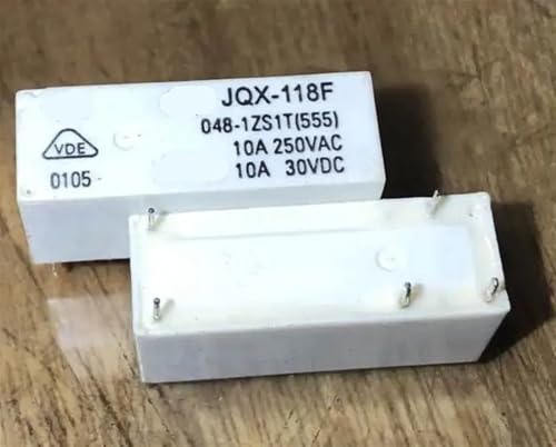 Relé electromecánico de 5 pines HF118F conmutador para electrónica 2