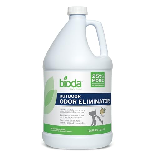 Bioda Probiotic Natural Outdoor Odor Eliminator Enzyme Cleaner Destroys Cat & Dog Odor Neutralizer for Lawn Artificial Grass and Patios