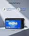DC HOUSE 12V 150Ah LiFePO4 Lithium Battery with SOC Status Indicators, Bluetooth & Low Temp Cut-off, 12V Lithium Battery up to 15000 Cycles, 120A BMS Perfect for Trolling Motors, Marine, Solar, RV