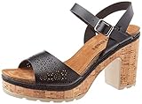 SANDALIA SRA. C. NEGRO . Refresh 72690, Plataforma Mujer, Negro, 39 EU