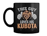 Apular Novelty Ceramic Coffee Mug This Is Guy Name S - This Loves His Kubota Funny Mug Anniversary Birthday Christmas Gifts Tea Cups Home Decor, 11 Oz