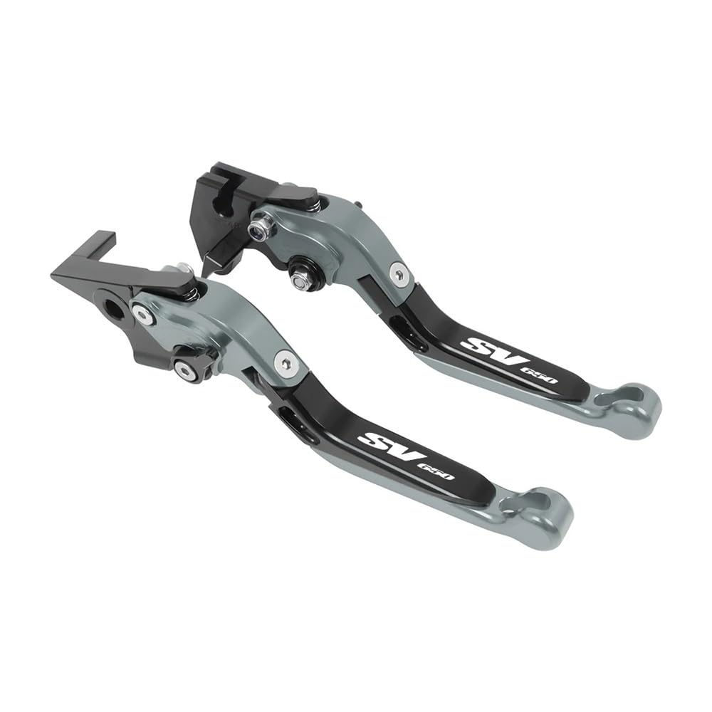 MLIOJU Motorcycle Clutch Lever SV 650 SV650S Motorcycle Adjustable Extendable Folding Brake Clutch Levers Handlebar Grips for SV650 SV 650S 1999-2012