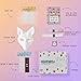 KemonoX Therian Canine Wolf Mask Kit - White Fleeced Wolf Mask Base with Faux Fur, Eye Mesh and Cat Like Fuzzy Fabric - Felted for You, Skip the Messy Work