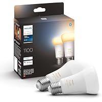 Philips Hue White Ambiance Lampadina LED Smart, Bluetooh, E27, 6W, Dimmerabili, Luce Bianca da Calda...