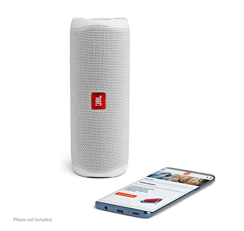 Image of JBL FLIP 5 Waterproof Portable Bluetooth Speaker - White (Renewed)
