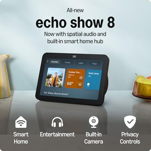 Echo Show 8 with Ring Battery Doorbell