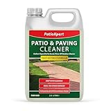 PatioXpert - Fast-Acting Patio & Paving Cleaner 2.5L - Sodium Hypochlorite Based, Rinse-Off Outdoor Cleaner for Stone, Concrete & Slabs - Removes Black Spots, Mould Stains & Dirt