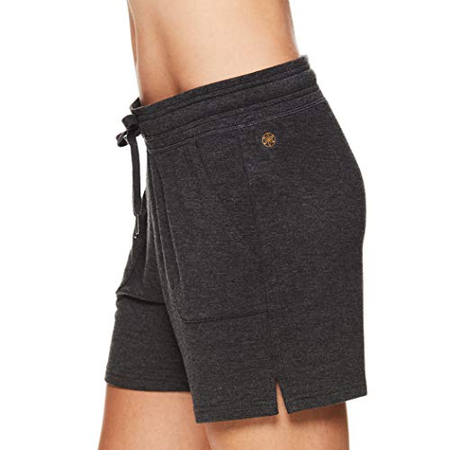 image for Gaiam Women's Warrior Yoga Short - Bike & Running Activewear Shorts w/